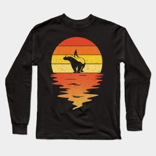 Honey Badger retro Long Sleeve T-Shirt